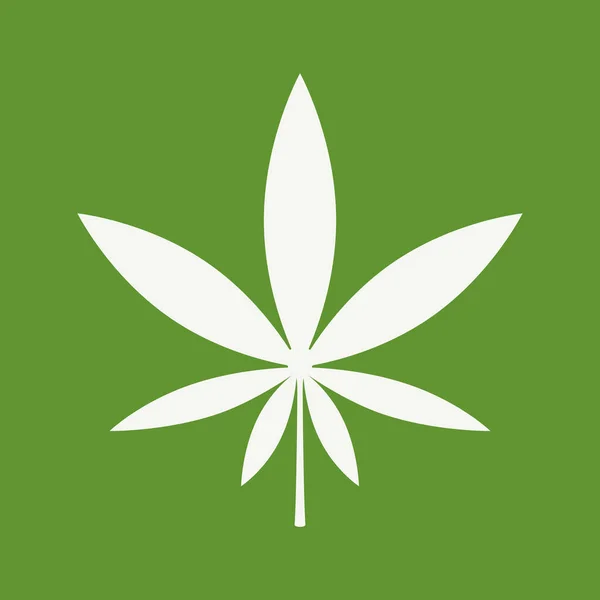 Mariuhana Logo Mariuhana Leaf Symbol Marijuana Hemp Icon Cannabis Medical — Stockvektor