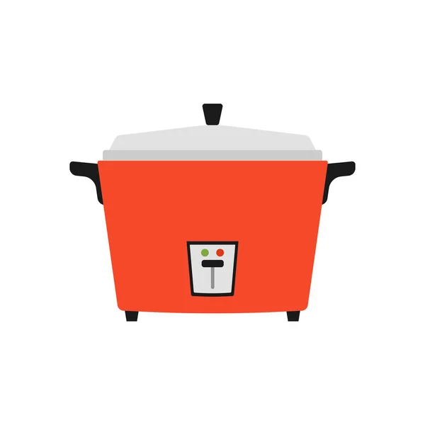 Rice Cooker Vector Rice Cooker White Background — Stockvektor