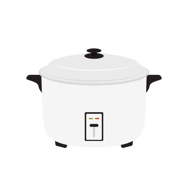 Rice Cooker Vector Rice Cooker White Background — Stockvektor