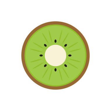 Kivi karikatür vektörü. Sembol. Logo tasarımı. Metin için boş alan. kopyalama alanı. Kivi arkaplanı.