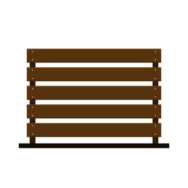 Tahta levhalar. Tahta levhalar beyaz arkaplan üzerindeki vektör.