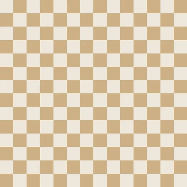 Brown Checkerboard Vector Checkerboard Vector Wallpaper — Vector de stock