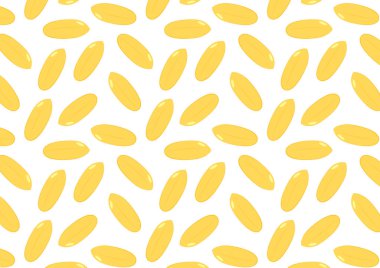 Pirinç vektörü. Pirinç desenli duvar kağıdı. Paddy ikon vektörü. Paddy deseni.