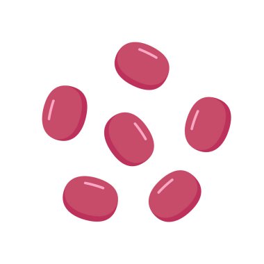 Böbrek fasulyesi. Beyaz arka planda böbrek fasulyesi..