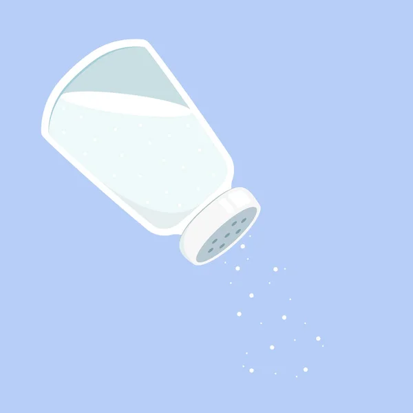 Vector Salt Shaker Kitchen Icon Salt Bottle Shaker Vector — 스톡 벡터