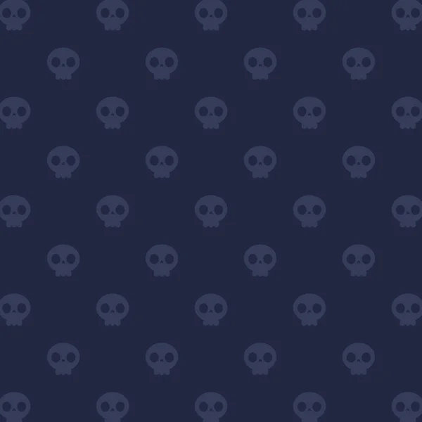 Skull Pattern Background Skull Icon Halloween Icon Halloween Pattern — 스톡 벡터