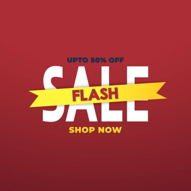 Flaş satış afişi tasarımı. Flaş satış afişi.
