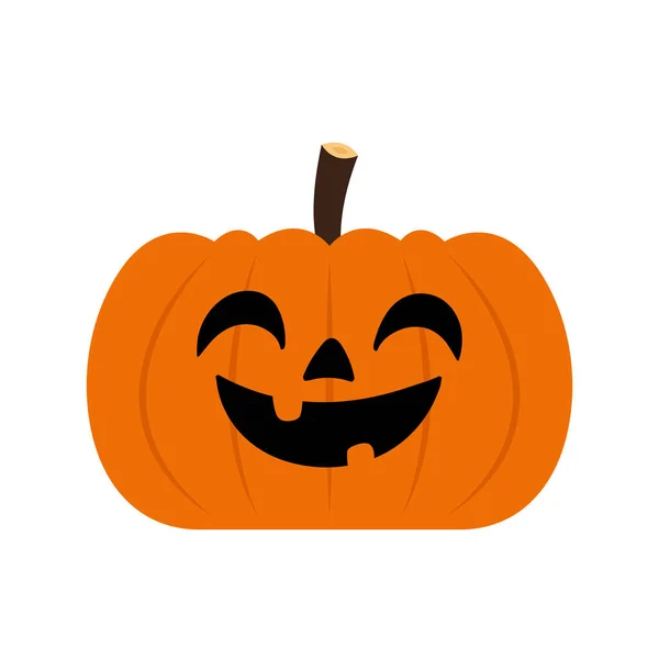 Pumpkin Head Set Cute Scary Halloween Pumpkin Monster Set Holidays — Stockvektor