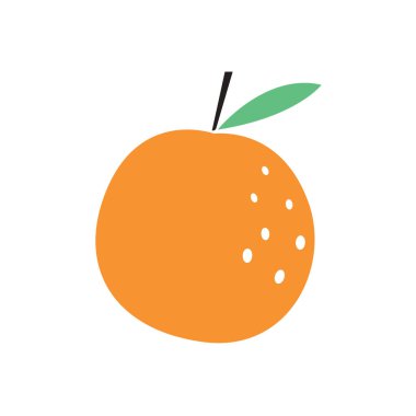 Turuncu slie vektörü. Renkli dilimlerden oluşan parlak vektör kümesi ve sulu portakal. Beyaz arkaplanda taze karikatür portakalları.