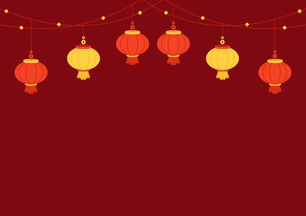 Bonne Année Chinoise 2023 Bannière Chinoise Nouvel Avec Cercle Pour — Image vectorielle