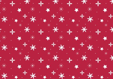 Christmas element  pattern wallpaper. Christmas element icon. Star. Snow and dot pattern.