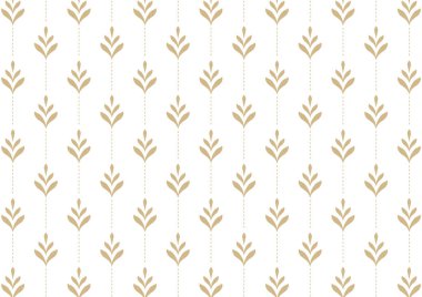 Lüks buğday deseni. Soyut buğday vektör arkaplanı. Geometrik damaske dokusu.