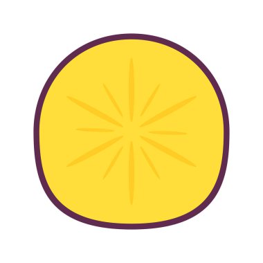 Roasted sweet potato. Roasted sweet potato on white background. Japanese Sweet potato. slice.