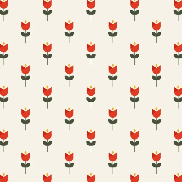 Patrón Con Icono Flor Sobre Fondo Pastel Rose Vector Patrón — Archivo Imágenes Vectoriales