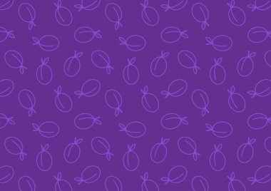 Kuru erik vektörü. Kuru erik desenli duvar kağıdı. arkaplan.