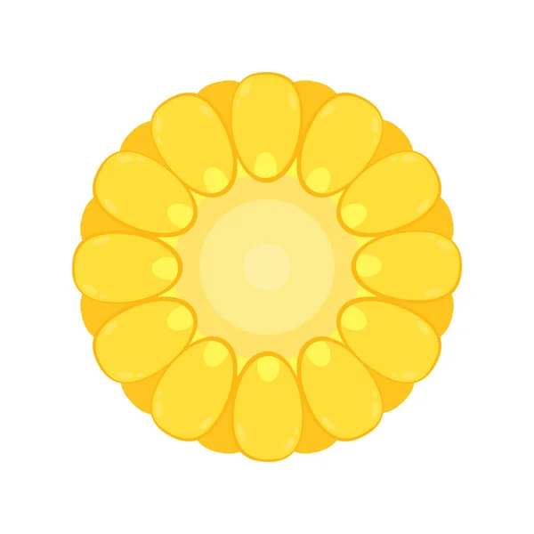 Corn Icon Vector Corn White Background — ストックベクタ