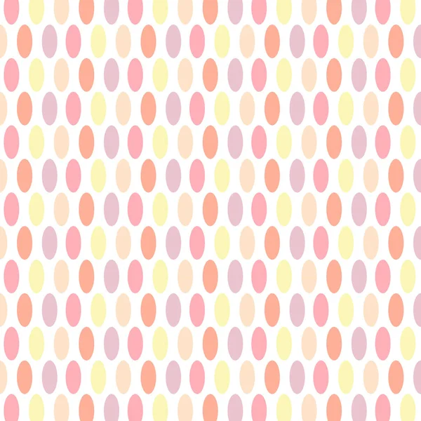 Pattern Texture Colorful Polka Dots White Background Kids Background Blog — Image vectorielle