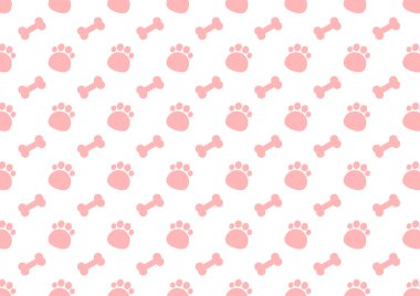 Köpek ayak izi geçmişi. Ayak izi grafiği. Evcil hayvan çizgisi.