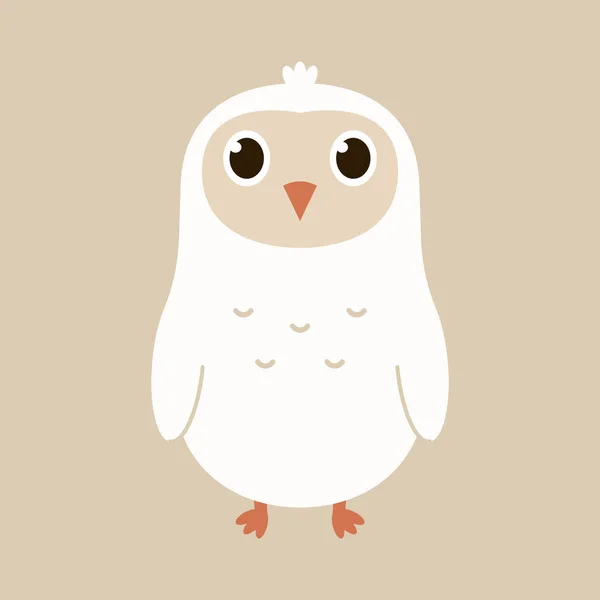 Owl Cartoon Vector Owl Mascot — Stock Vector