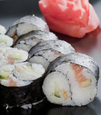 Japon suşi pirinç yin-yang