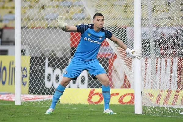 Rio Janeiro Brazilië September 2021 Voetbaldoelman Gabriel Chapec Van Grmio — Stockfoto