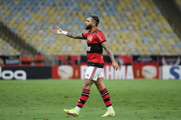Ріо Жанейро Бразилія Жовтня 2021 Football Player Gabriel Gabigol Flamengo — стокове фото