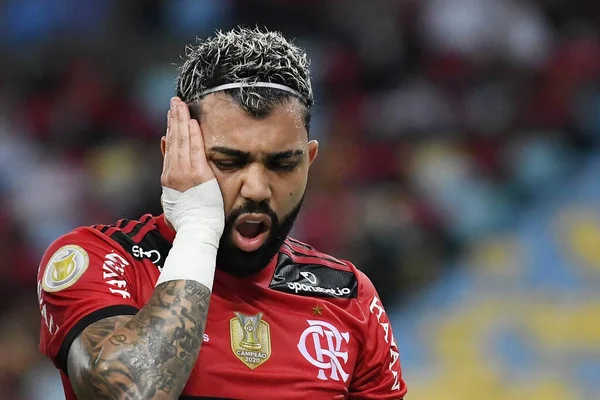 Rio Janeiro Brezilya Ekim 2021 Flamengo Futbolcu Gabriel Gabigol Brezilya — Stok fotoğraf