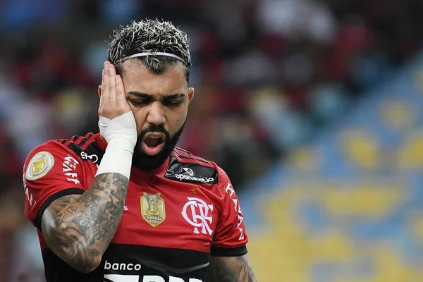 Rio Janeiro Brezilya Ekim 2021 Flamengo Futbolcu Gabriel Gabigol Brezilya — Stok fotoğraf