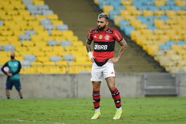 Rio Janeiro Brezilya Ekim 2021 Flamengo Futbolcu Gabriel Gabigol Brezilya — Stok fotoğraf