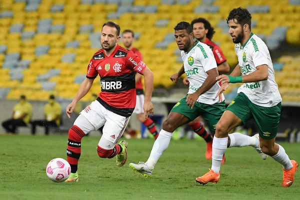 Rio Janeiro Brasil Outubro 2021 Jogador Futebol Everton Ribeiro Flamengo — Fotografia de Stock