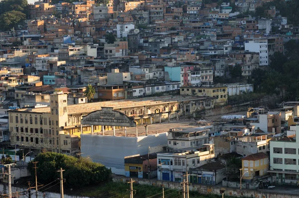 Rio Janeiro Brasilien Augusti 2014 Efter Implosionen Den Tidigare Textilfabriken — Stockfoto