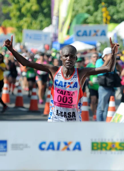 Rio Janeiro Brazilië Mei 2016 Keniaanse Loper Elijah Kipkemei Kemboi — Stockfoto