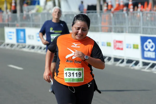 Rio Janeiro Brazil May 2016 Participating Runners Thrilled Show All — Fotografia de Stock