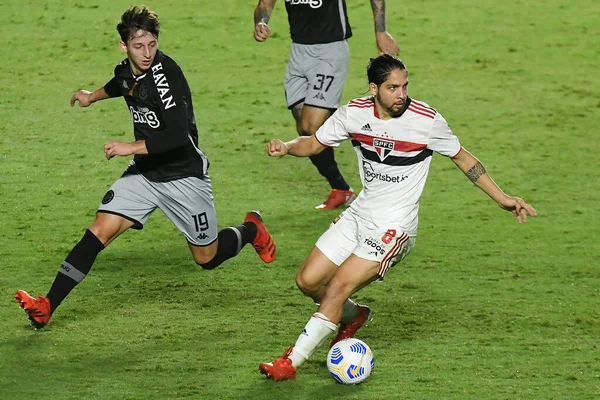 Rio Janeiro Julho 2018 Jogadores Futebol Durante Flamengo Assim Paulo — Fotografia de Stock