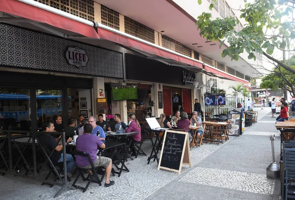 Rio Janeiro Brasile Maggio 2021 Bar Ristoranti Nel Quartiere Botafogo — Foto Stock