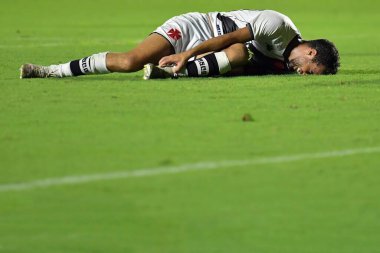 Rio de Janeiro, Brezilya, 30 Ocak 2022 Vasco takımından Nen, Boavista maçında Carioca şampiyonası için So Janurio Stadyumu 'nda mücadele etti..