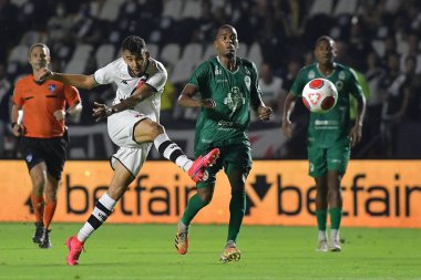 Rio de Janeiro, Brezilya, 30 Ocak 2022 Vasco takımından Getlio, Boavista ile oynanan maçta Carioca şampiyonluğu için Sao Januario Stadyumu 'nda mücadele etti..