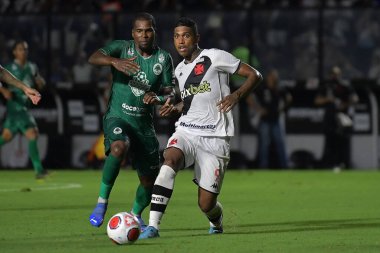 Rio de Janeiro, Brezilya, 30 Ocak 2022 Vasco takımından futbolcu Raniel, Boavista ile oynanan maçta Carioca şampiyonluğu için Sao Januario Stadyumu 'nda mücadele etti..
