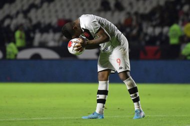 Rio de Janeiro, Brezilya, 30 Ocak 2022 Vasco takımından futbolcu Raniel, Boavista ile oynanan maçta Carioca şampiyonluğu için Sao Januario Stadyumu 'nda mücadele etti..