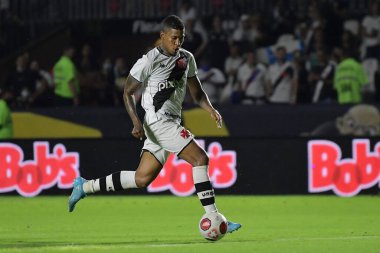 Rio de Janeiro, Brezilya, 30 Ocak 2022 Vasco takımından futbolcu Raniel, Boavista ile oynanan maçta Carioca şampiyonluğu için Sao Januario Stadyumu 'nda mücadele etti..