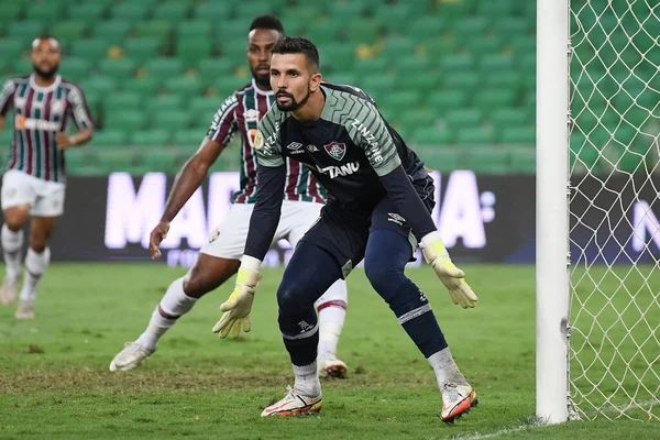 Rio Janeiro Brasil Novembro 2021 Goleiro Futebol Marcos Felipe Equipe — Fotografia de Stock