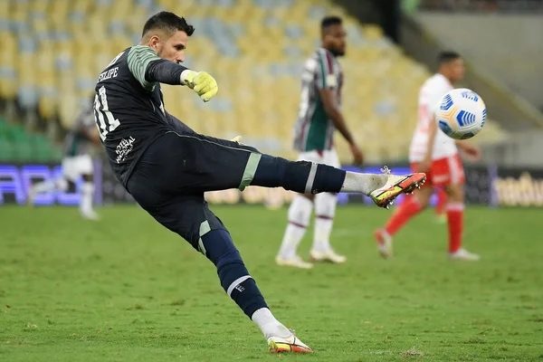 Rio Janeiro Brasil Novembro 2021 Goleiro Futebol Marcos Felipe Equipe — Fotografia de Stock