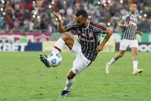 Rio Janeiro Brasil Novembro 2021 Jogador Futebol Samuel Xavier Equipe — Fotografia de Stock