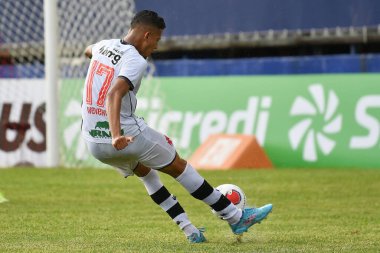 Rio de Janeiro, Brezilya, 6 Şubat 2022 Vasco takımından futbolcu Weverton, Conselheiro Galvo stadyumundaki carioca şampiyonası için Madureira maçında.