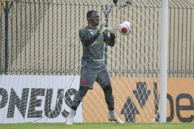 Rio de Janeiro, Brezilya, 6 Şubat 2022 Vasco 'nun kalecisi Thiago Rodrigues, Carioca şampiyonası için Conra o Madureira maçında Conselheiro Galvo Stadyumu' nda mücadele etti..