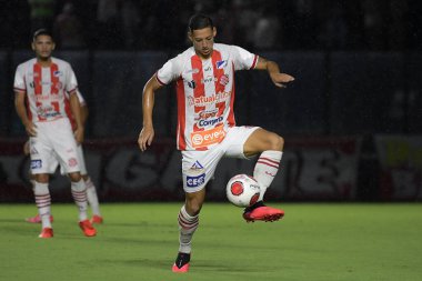 Rio de Janeiro (RJ), 07 / 30 / 2022 - Flamengo-Atltico-GO, Atltico-GO 'ya karşı oynanan karşılaşmada oyuncular, Mrio Filho Stadyumu' nda (Maracan Filho Stadyumu) düzenlenen 2022.) 