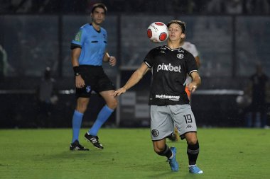Rio de Janeiro (RJ), 07 / 30 / 2022 - Flamengo-Atltico-GO, Atltico-GO 'ya karşı oynanan karşılaşmada oyuncular, Mrio Filho Stadyumu' nda (Maracan Filho Stadyumu) düzenlenen 2022.) 