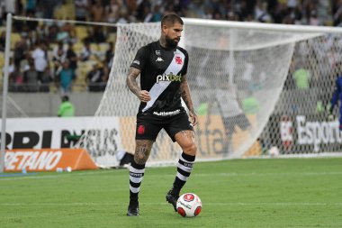 Rio de Janeiro, Brezilya, 20 Mart 2022 Vasco takımından Juan Quintero, Carioca Carioca Stadyumu 'nda oynanan maç sırasında.