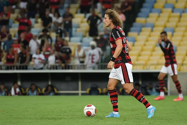 Rio Janeiro Brezilya Mart 2022 Flamengo Takımından David Luiz Maracan — Stok fotoğraf