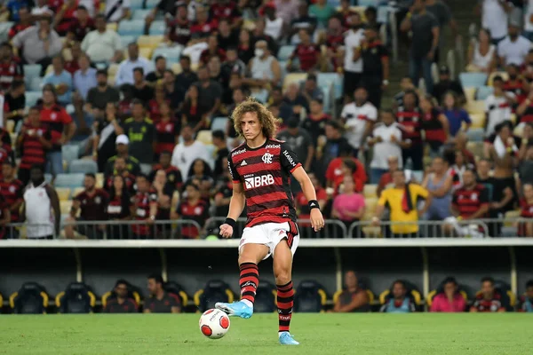 Rio Janeiro Brezilya Mart 2022 Flamengo Takımından David Luiz Maracan — Stok fotoğraf